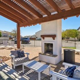 an outdoor fire pit